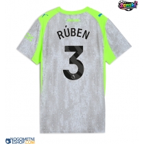 Ženski Nogometni dresi Manchester City Ruben Dias #3 Tretji 2025-26 Kratek Rokav